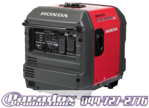 The front page of the company's website showcases the powerful 6500w Generator.