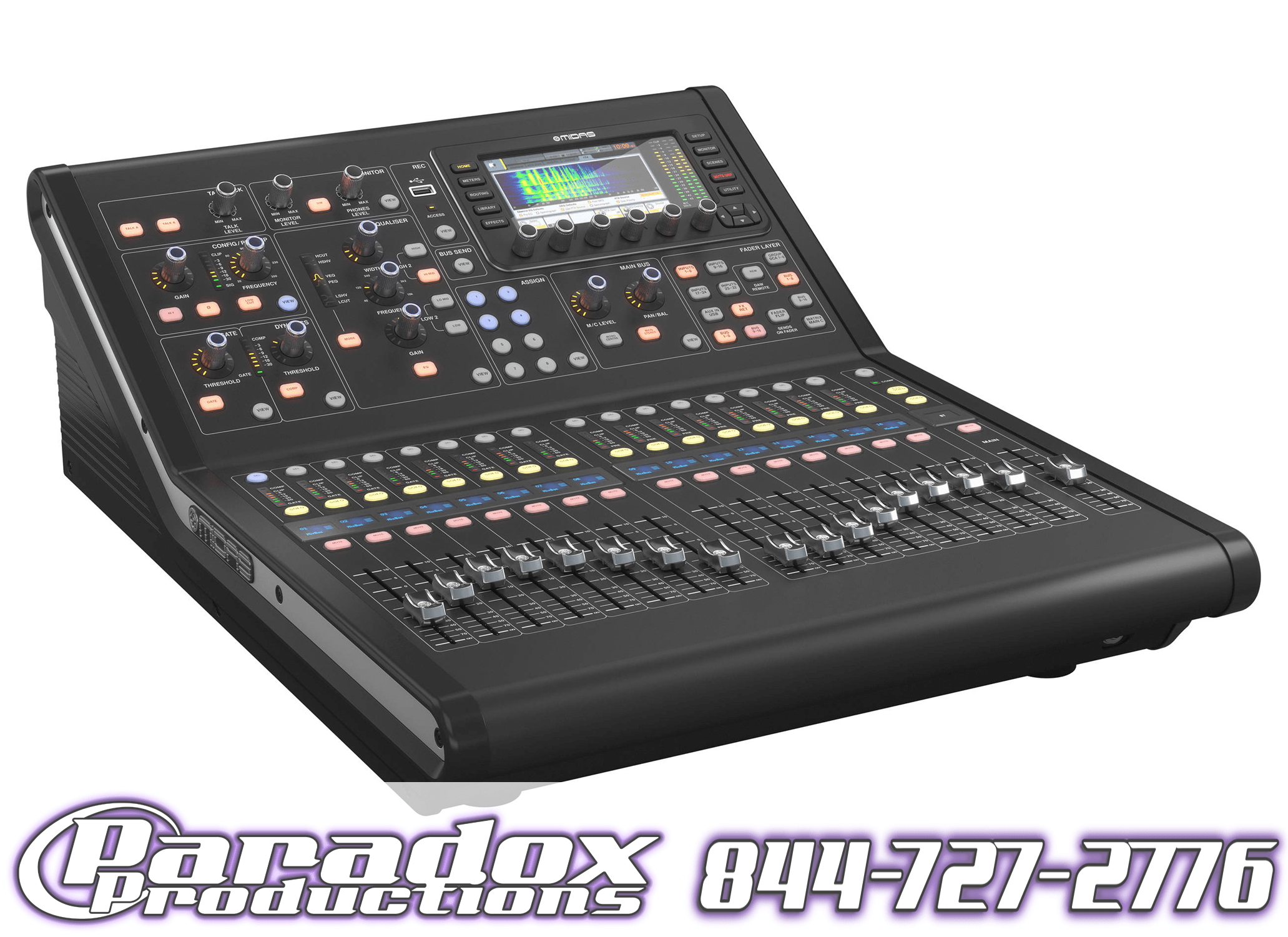 Mixers/Console Rentals Rent audio mixers NYC Paradox Productions