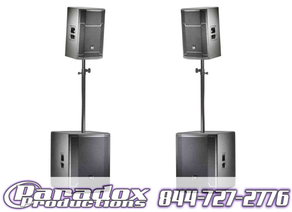 JBL PRX2 Speaker Package Paradox Productions