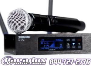 Shure wireless microphone rental