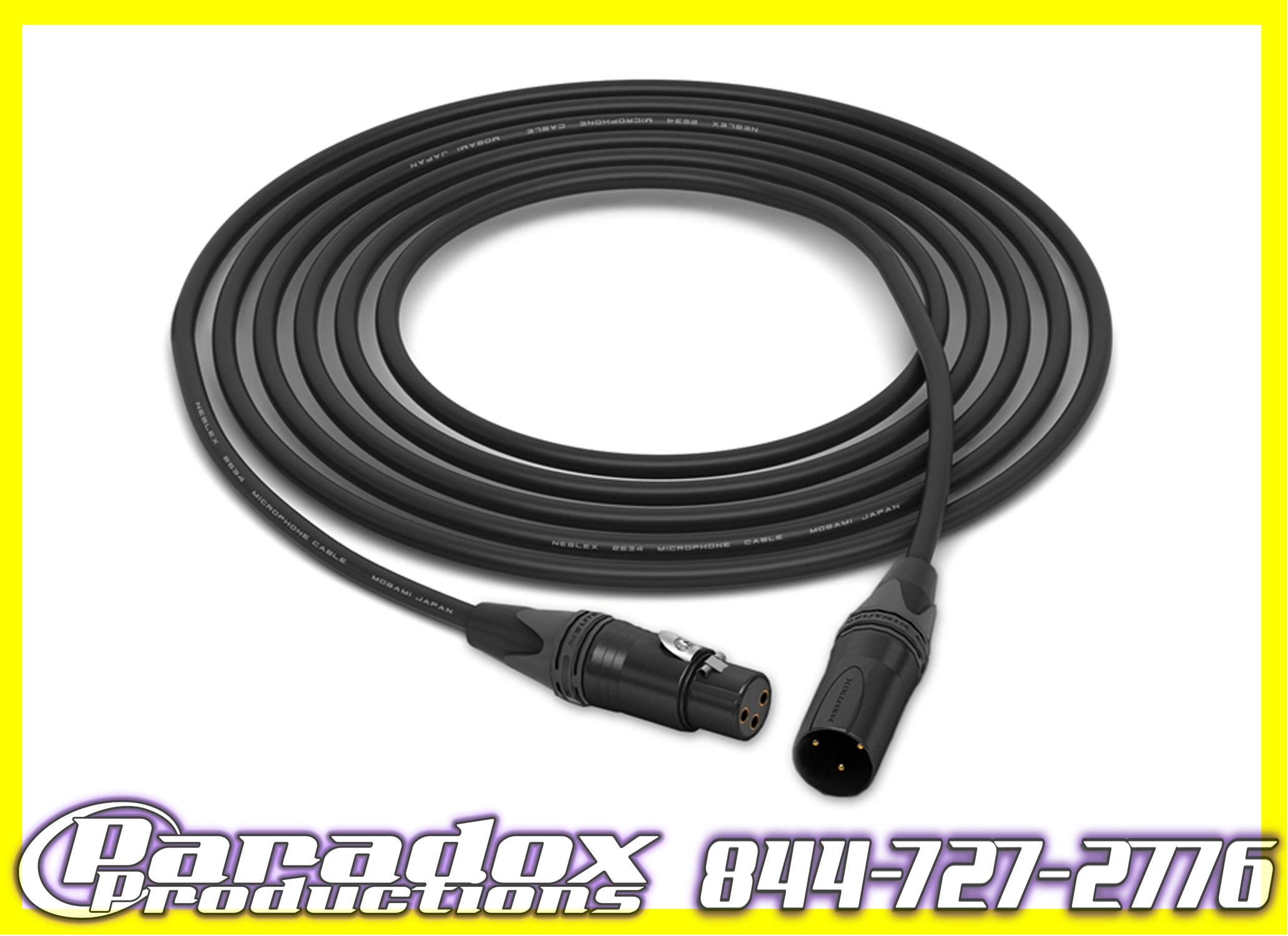 100' XLR Cable Paradox Productions