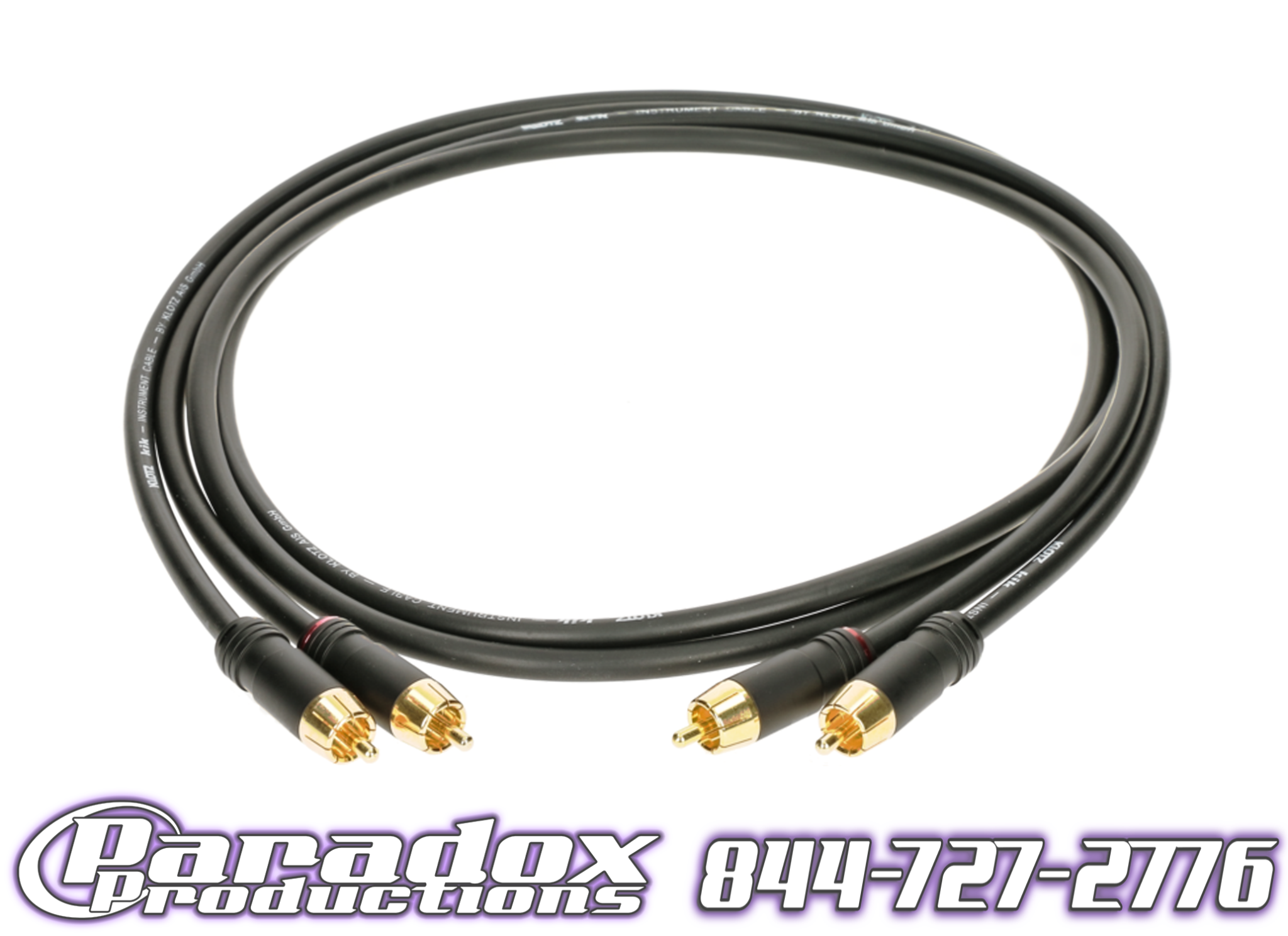 Dual RCA Cable Paradox Productions