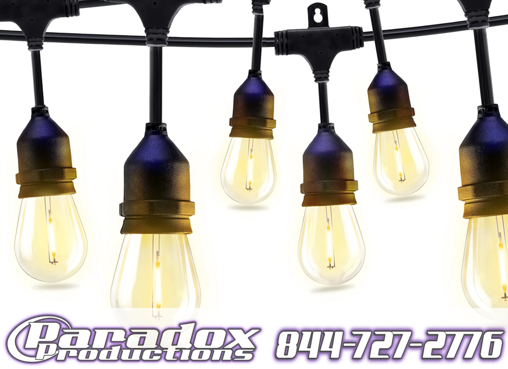 Bistro String Lights Paradox Productions
